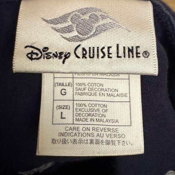Y2K Disney Cruises Size Large Transatlantic 2007 Short Sleeve T Shirt - Picture 8 of 8
